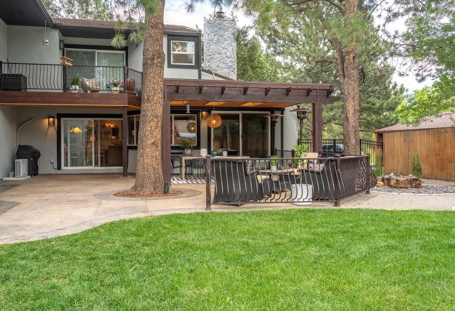 deck with nature