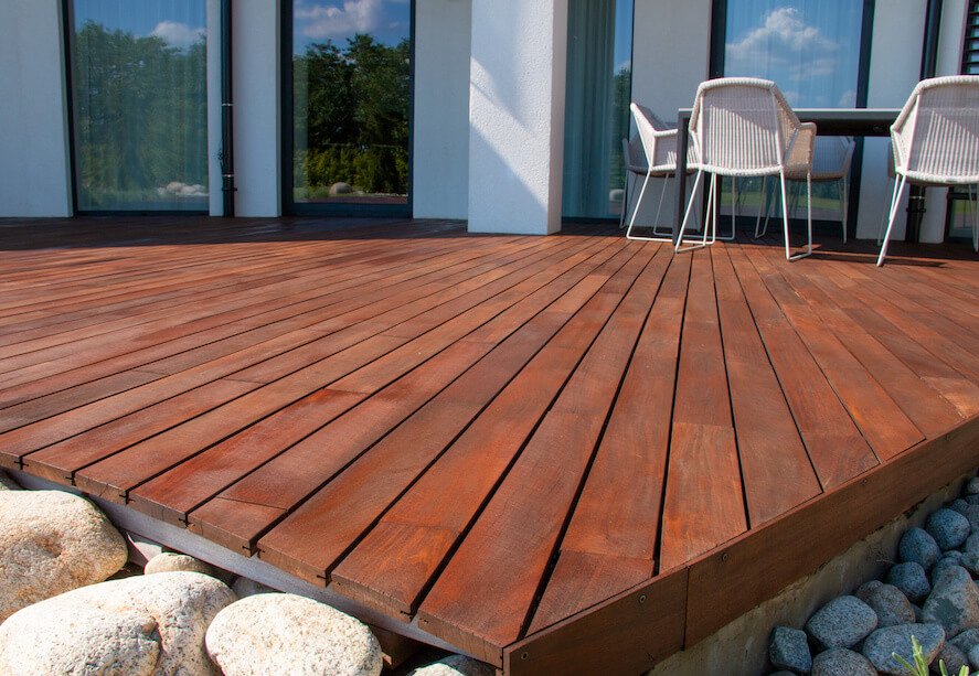Tropical Hardwood Deck