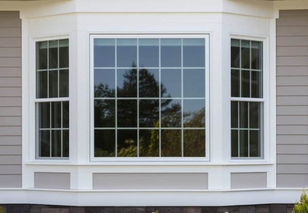 bay window from outside the house